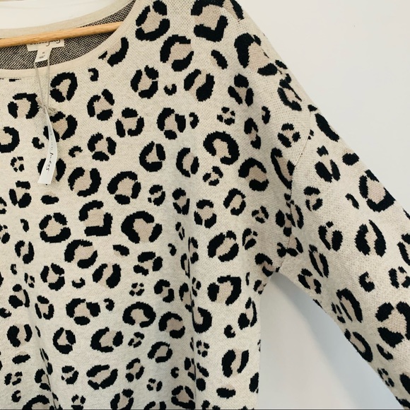 Maison Jules Leopard Print Sweater - Picture 2 of 4